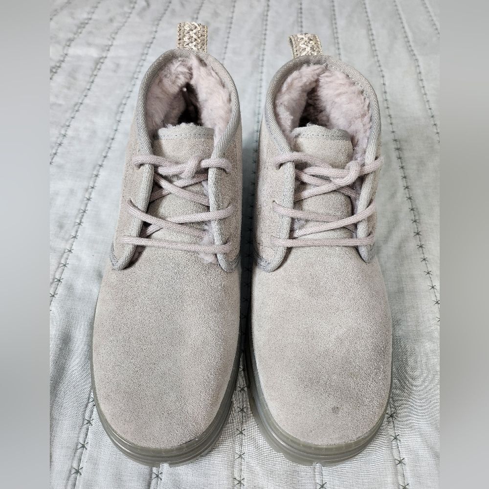 Ugg Grey Neumel clear sole boots